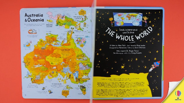 Lift the Flap Atlas: 1 (See Inside): with a giant world map poster